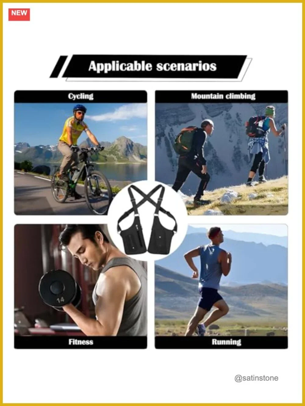 Underarm Shoulder Bag | Adjustable Leather Anti-Theft Holster Bag | Outdoor